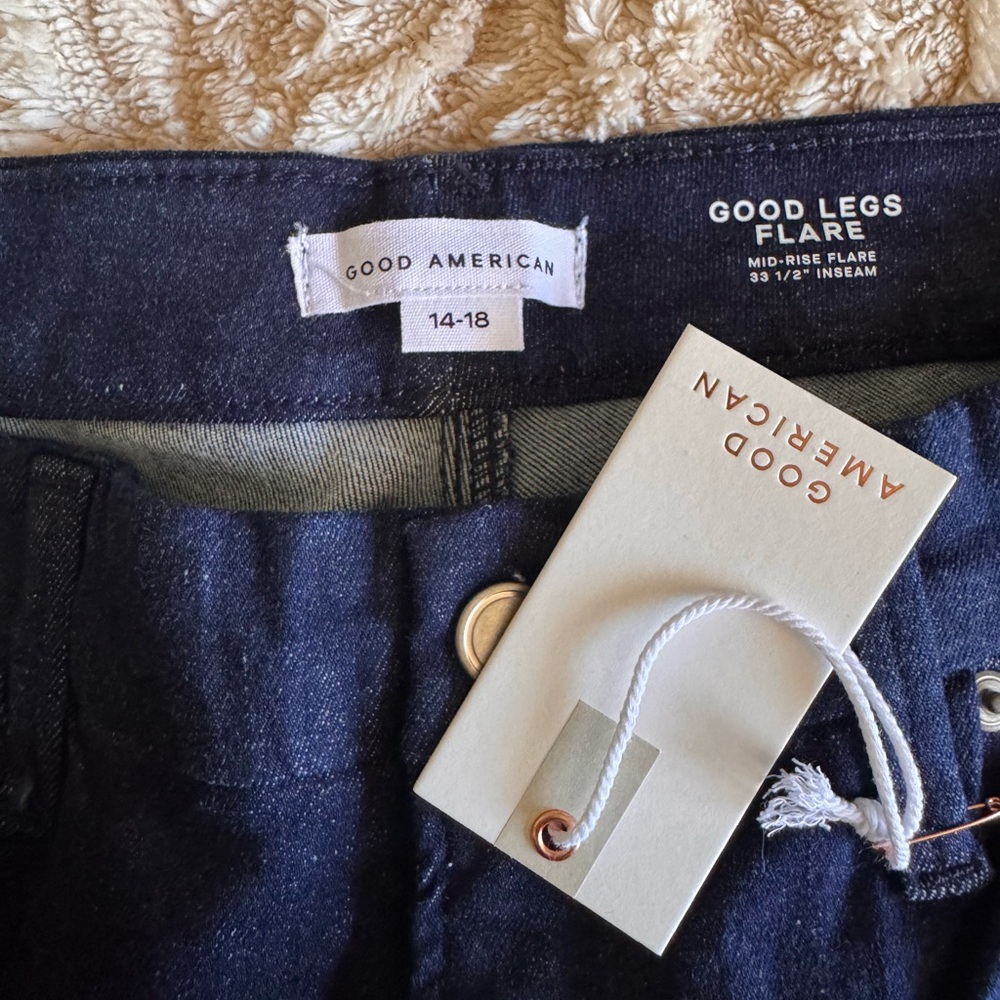 Good American Women's Dark Blue Jeans
